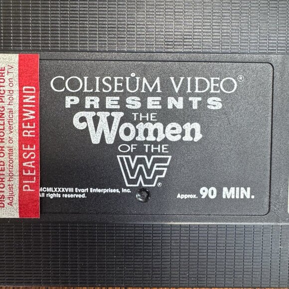 Coliseum Video WOMEN OF THE WWF VHS Vintage Tested And Working - Picture 7 of 16